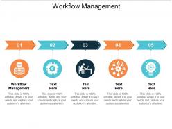 Workflow management ppt powerpoint presentation professional format ideas cpb