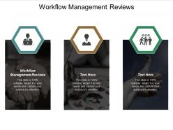 Workflow management reviews ppt powerpoint presentation styles example topics cpb