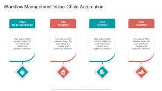 Workflow Management Value Chain Automation In Powerpoint And Google Slides Cpb