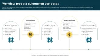 Workflow Process Automation Use Cases