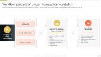 Workflow Process Of Bitcoin Transaction Comprehensive Bitcoin Guide To Boost Cryptocurrency BCT SS