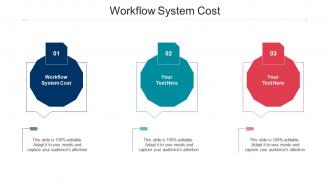 Workflow system cost ppt powerpoint presentation infographic file cpb