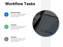 Workflow tasks ppt powerpoint presentation ideas graphic images cpb