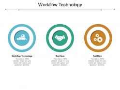 Workflow technology ppt powerpoint presentation icon background image cpb