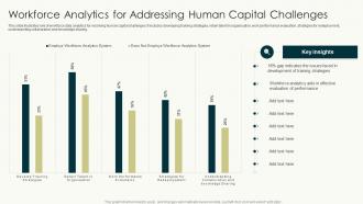 Workforce Analytics For Addressing Human Capital Challenges