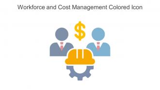 Workforce And Cost Management Colored Icon In Powerpoint Pptx Png And Editable Eps Format
