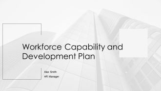 Workforce Capability And Development Plan PPT Sample AT