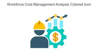 Workforce Cost Management Analysis Colored Icon In Powerpoint Pptx Png And Editable Eps Format