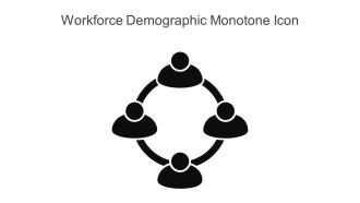 Workforce Demographic Monotone Icon In Powerpoint Pptx Png And Editable Eps Format