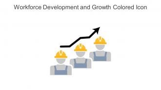 Workforce Development And Growth Colored Icon In Powerpoint Pptx Png And Editable Eps Format