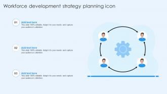 Workforce Development Strategy Planning Icon