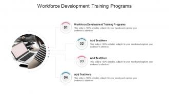 Workforce Development Training Programs In Powerpoint And Google Slides Cpb