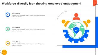 Workforce Diversity Icon Showing Employee Engagement