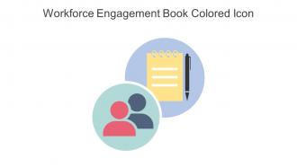 Workforce Engagement Book Colored Icon In Powerpoint Pptx Png And Editable Eps Format