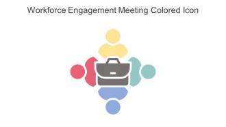 Workforce Engagement Meeting Colored Icon In Powerpoint Pptx Png And Editable Eps Format
