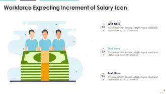 Workforce Expecting Increment Of Salary Icon