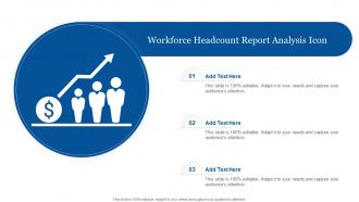 Workforce Headcount Report Analysis Icon