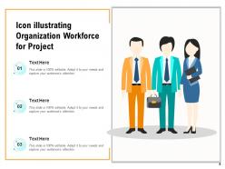Workforce icon business organization target marketing communication coordination