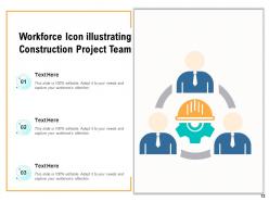 Workforce icon business organization target marketing communication coordination