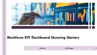 Workforce KPI Dashboard Showing Starters PPT Example AT