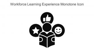 Workforce Learning Experience Monotone Icon In Powerpoint Pptx Png And Editable Eps Format