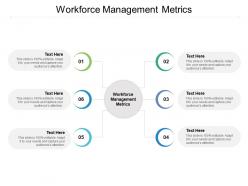 Workforce management metrics ppt powerpoint presentation show cpb