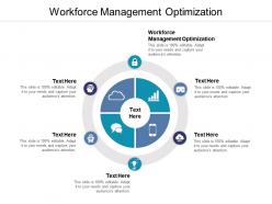 Workforce management optimization ppt powerpoint presentation show summary cpb