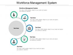 Workforce management system ppt powerpoint presentation layouts background cpb