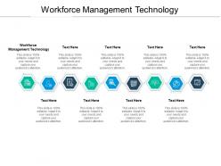 Workforce management technology ppt powerpoint presentation skills cpb