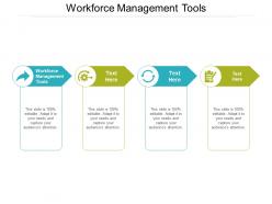 Workforce management tools ppt powerpoint presentation styles infographics cpb
