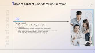 Workforce Optimization Powerpoint Presentation Slides Images Impressive