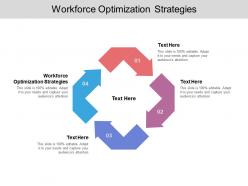 Workforce optimization strategies ppt powerpoint presentation ideas cpb