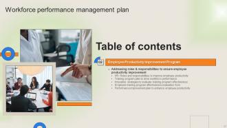 Workforce Performance Management Plan Powerpoint Presentation Slides Attractive Adaptable
