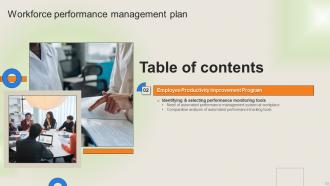 Workforce Performance Management Plan Powerpoint Presentation Slides Template Pre-designed