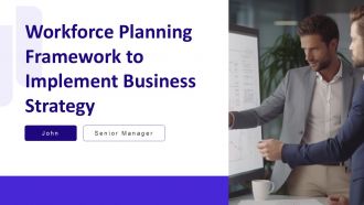 Workforce Planning Framework To Implement Business Strategy PPT Structure AT