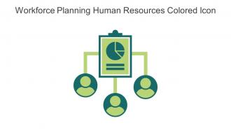 Workforce Planning Human Resources Colored Icon In Powerpoint Pptx Png And Editable Eps Format