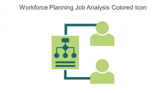 Workforce Planning Job Analysis Colored Icon In Powerpoint Pptx Png And Editable Eps Format