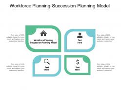 Workforce planning succession planning model ppt powerpoint design cpb