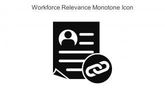 Workforce Relevance Monotone Icon In Powerpoint Pptx Png And Editable Eps Format