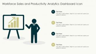 Workforce Sales And Productivity Analytics Dashboard Icon