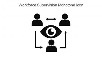 Workforce Supervision Monotone Icon In Powerpoint Pptx Png And Editable Eps Format