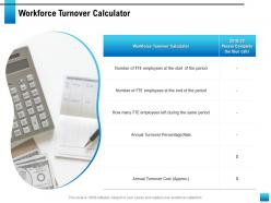 Workforce turnover calculator same period ppt powerpoint presentation designs