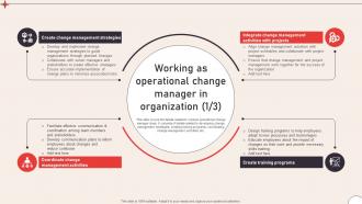 Working As Operational Change Management To Enhance Organizational CM SS V