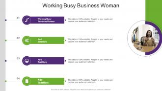 Working Busy Business Woman In Powerpoint And Google Slides Cpb