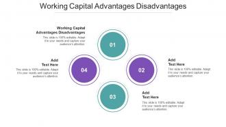 Working Capital Advantages Disadvantages In Powerpoint And Google Slides Cpb