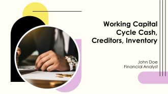 Working Capital Cycle Cash Creditors Inventory PPT Slides AT