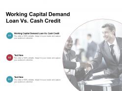 Working capital demand loan vs cash credit ppt powerpoint presentation gallery graphic cpb