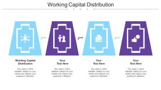 Working Capital Distribution Ppt Powerpoint Presentation Icon Graphics Design Cpb