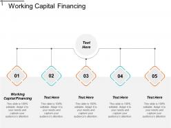 Working capital financing ppt powerpoint presentation model show cpb