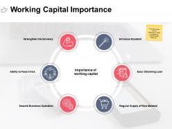 Working capital importance ppt powerpoint presentation summary